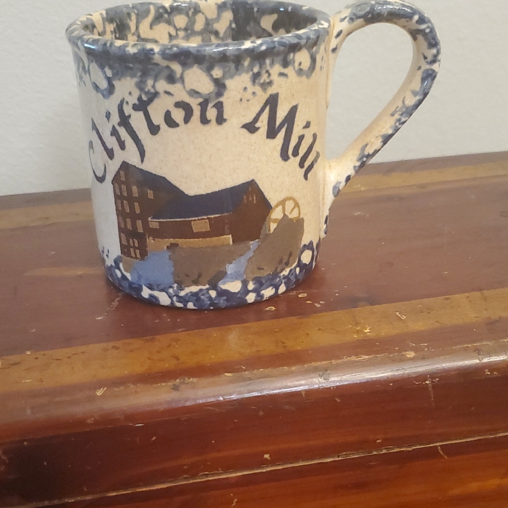 Vintage 1995 Clifton Mill Ceramic Mug